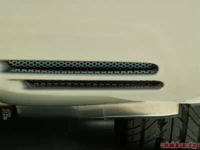American Car Craft Vent Grilles Perforated Rear Bumper  2pc Chevrolet Corvette 1997-2004 - ACC-032016